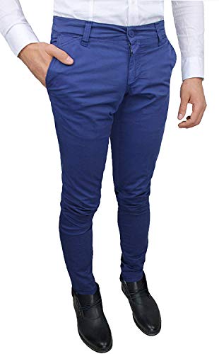 Alessandro Gilles Pantaloni Uomo Sartoriale Blu