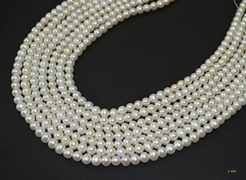 Perles de nacre naturelle LKBEADS rondelle smooth 5 mm de qualité exotique
