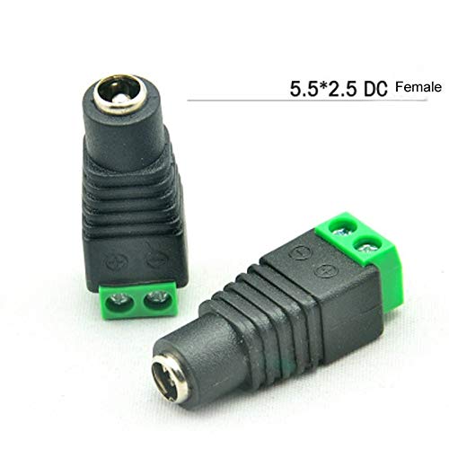 Buy Buyme Dc Plug Connector 5.5 * 2.5 Female Solderless Dc Connector Dc