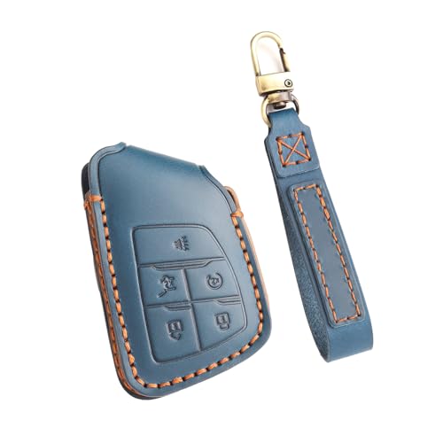 Étui de clé en cuir 5 boutons Chevrolet Tahoe pour vos voyages en famille