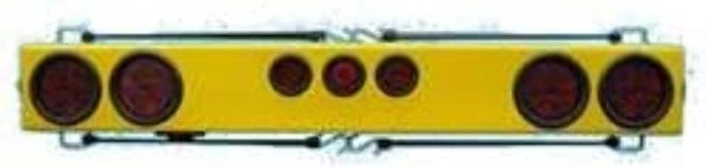 Custer BTR-48-R 48", LED 4" Round, 3 Marker Lights, 2 End Lights, 7 Pin Conn