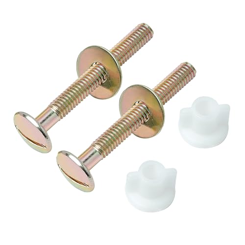 Universal Toilet Seat Bolts and Screws Replacement Kit, Heavy Duty Metal Fasteners with Plastic Nuts and Washers for Top Mount Toilet Seat Hinges, Compatible with Kohler, TOTO, American Standard - Thumbnail 7