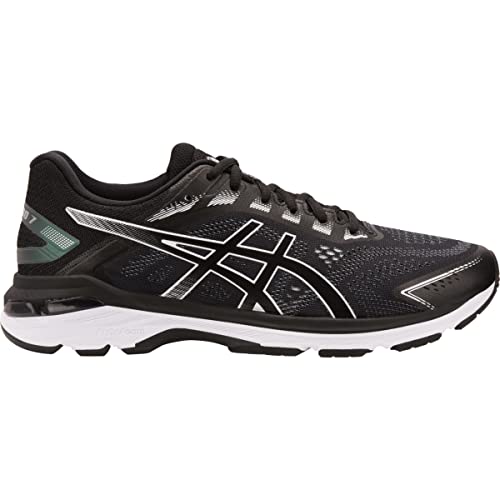 ASICS Men's GT-2000 7 Running Shoes, 7, Black/White