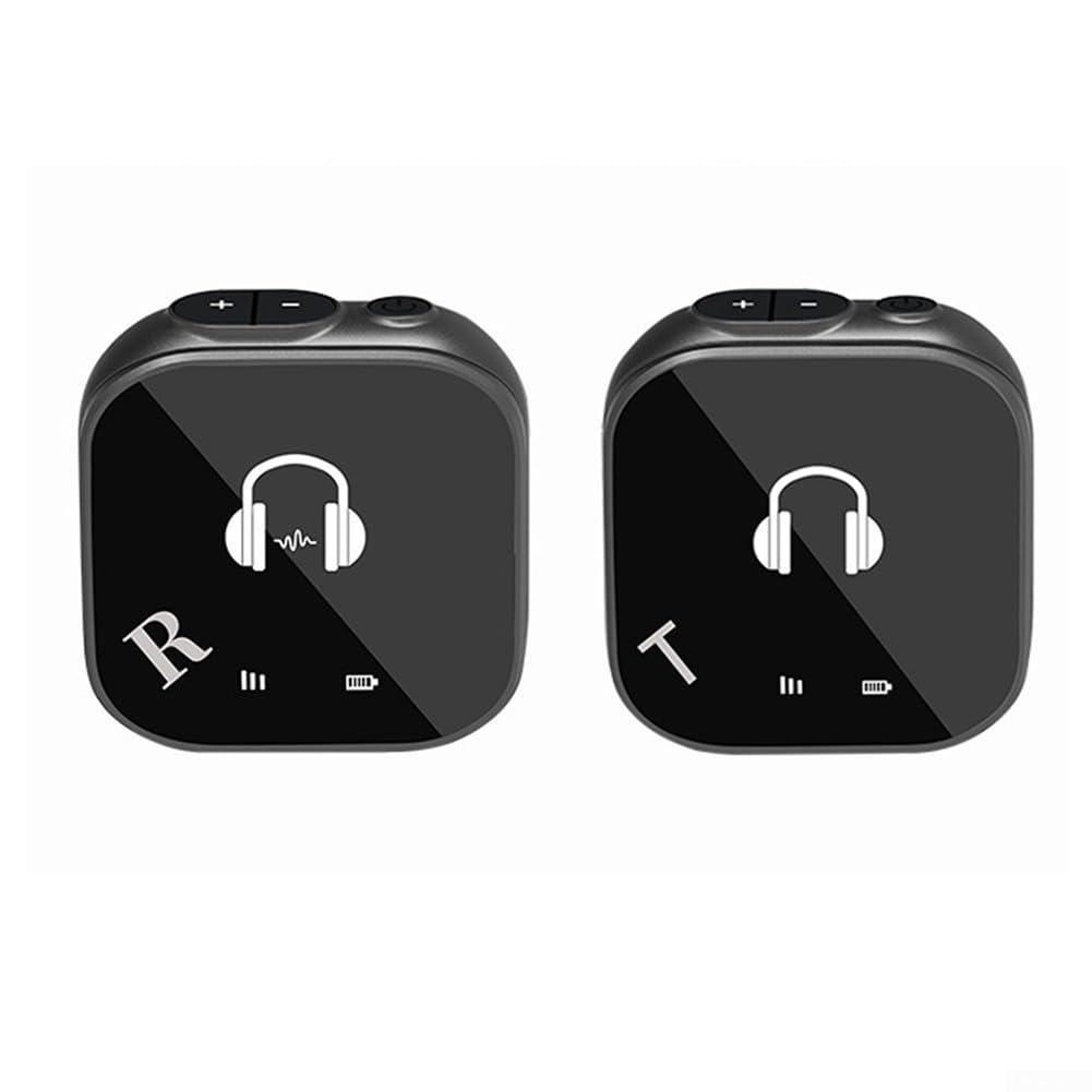 Auricolari senza fili 5.8G In Ear Monitor, Trasmettitore Professionale Ricevitore Wireless Cuffie, Fase