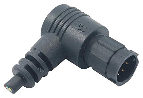 Multicomp 2CT3028-W02400 Cable Assse mbly, 2 Way Right Angle Circular Plug to Free End, 10A, 1 m de longitud
