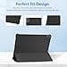 Case for OnePlus Pad 3 13.2-Inch Tablet, Hard PC Shockproof Slim Cover with Folio Stand, Scratch-Resistant, Lightweight Protective Shell(Black)