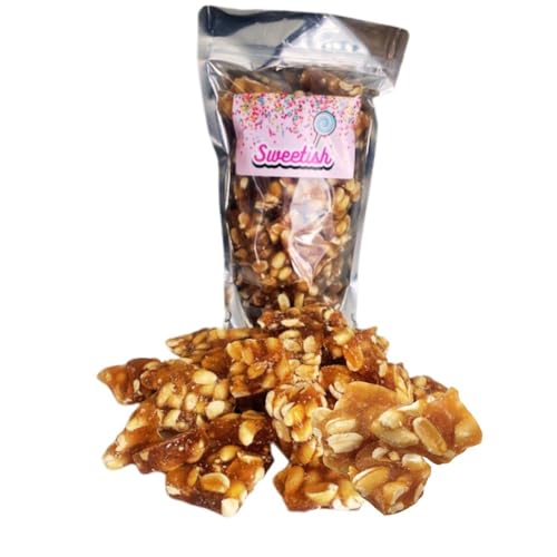 Peanut Brittle 500 Gram Sharing Bag 500g Assorted Sweet Pick and Mix for Parties Gifts and Sharing By Sweetish
