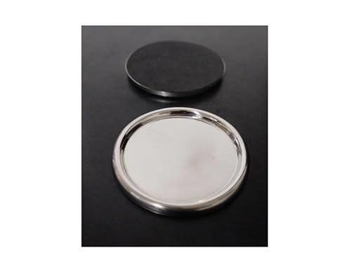 Conjunto de 4 Porta-Copos em Inox com Base Antideslizante, Redondo