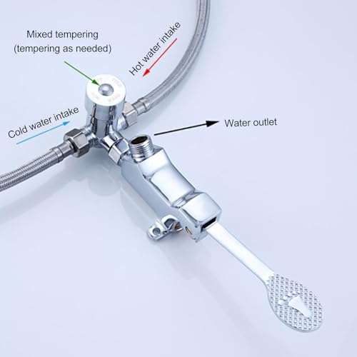 Touchless Copper Foot Pedal Control Tap Valve for Basin - Image 3