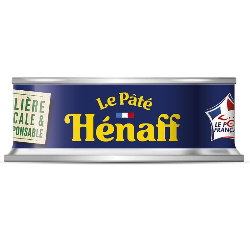 Délicieux Pâté Hénaff aux Filets et Jambons - 78g Œuvre d'Art Culinaire Breton - Sublime Mélange Traditionnel - Pâté de Qualité supérieure - Cat - Le Lot De 4
