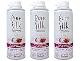 Pure Silk Shave Cream with Aloe, Raspberry Mist, 5 OZ - 3 Pack