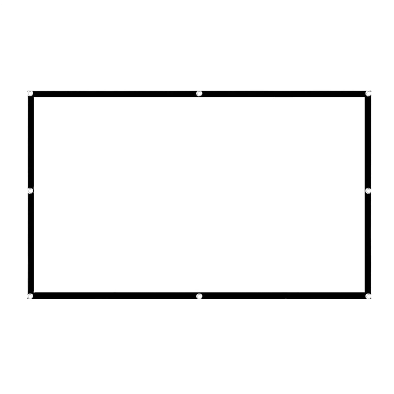 Pantalla De Proyector, con Diseño Enrollable Magnético, 60 Pulgadas, 100 Pulgadas, Pantalla De Plegable, Tela De Cine para Acampar, Estructura, para Noches De Cine Familiares