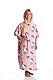 Kanguru Hoodie Kids, Tragbare Decke mit Löchern für Hände und Arme aus fleich mikrofaser, Blanket Hoodie, Geschenkideen für Kinder, Oversized Hoodie 80x90cm Pink, Oversize