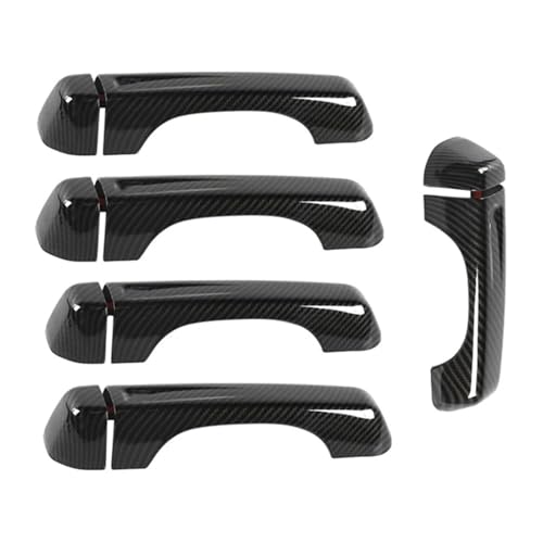 Garniture poignée de porte Jeep Wrangler JL protection anti-rayure extérieur carbone