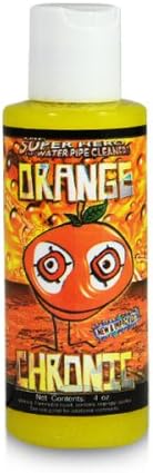 Orange Chronic4oz Glass Pipe Cleaner