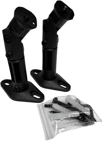 USAV Wall Mount Ceiling Bracket for Bose Jewel Cube Speaker - Pair Black