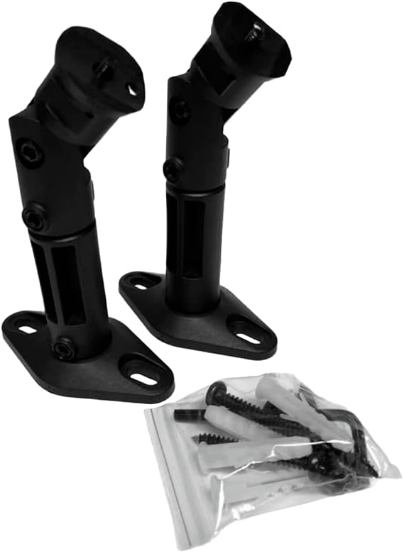 USAV Wall Mount Ceiling Bracket for Bose Jewel Cube Speaker - Pair Black