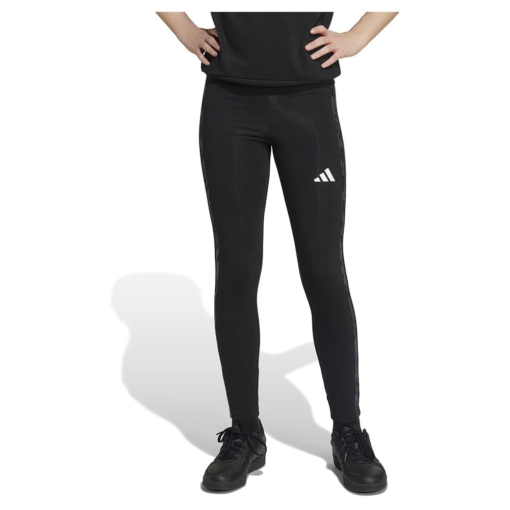 adidas Animal 3 Stripes Single Jersey Leggings 13-14 Years