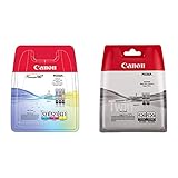 Lieferumfang: Canon PGI-520 BK Tintenpatronen, Doppelpack 2 x 19ml schwarz