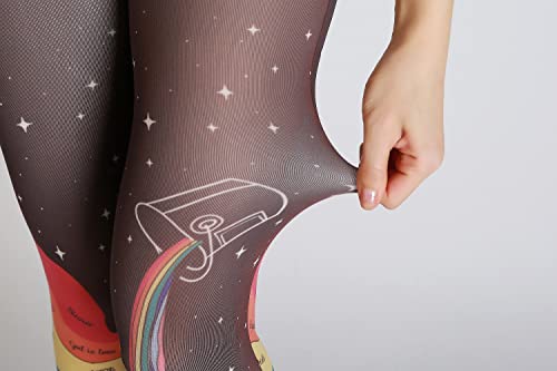 Image of Sahabowi Women Tights, Sheer High Waist Pantyhose, Vintage Control Top Stockings, Siwa 4