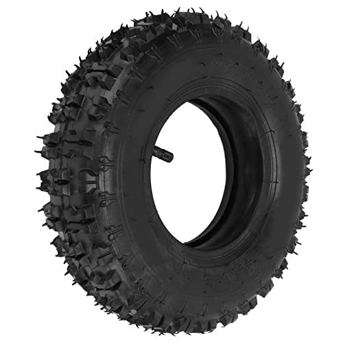 VGEBY Motorradreifen 4.10‑6 Innenschlauch Außenreifen Dicker Gummireifen für 47cc 49cc Schneemotorrad
