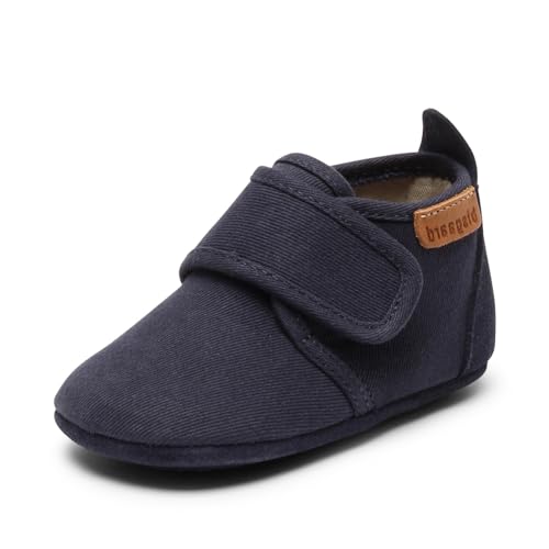 Bisgaard Unisex Kinder Baby Cotton First Walker Shoe,Dunkelblau,19 EU