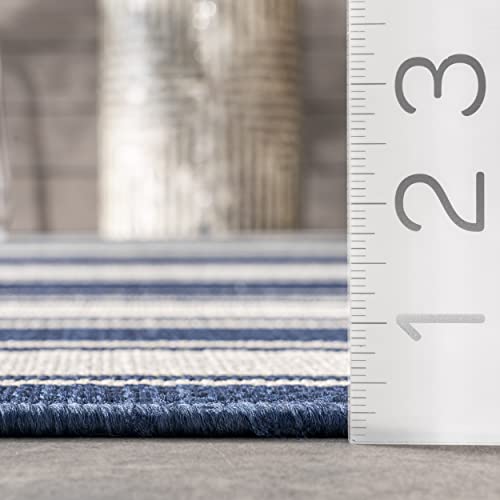 Tapete decorativo azul 4' x 6' miniatura 2
