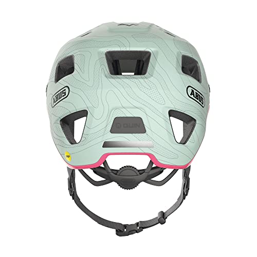 ABUS MTB-Helm MoDrop MIPS - robuster Fahrradhelm mit Aufprallschutz für Mountainbiker - individuelle Passform - Unisex - Mint, Größe S… – Ansicht 3