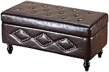 SZITW Taburete de Almacenamiento Taburete de Almacenamiento Taburete de Tela multifunción Mesa de Centro Taburete de Almacenamiento Sofá Cambio de Zapatos Taburete Reposapiés con Marco de Madera m