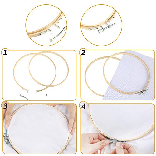 Mudder MUDDER-CROSS STITCH TOOL-01 53 Pieces Cross Stitch Tool Embroidery Starter Kit thumb #4