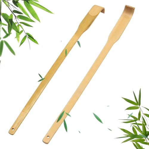 2 Stück Rückenkratzer Holz Mit Langem Griff Handheld Rückenkratzer Aus Bambus Holz Rckenkratzer Für Juckende Kratzlinderung Für Erwachsene Männer Frauen(41 5 Cm)
