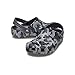 Crocs Unisex Kids' Classic Camo Clog, Black/Grey, 4 M US Toddler