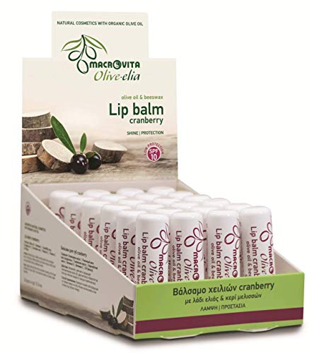 Olive-elia Lippenbalsem Cranberry SPF10 Cover