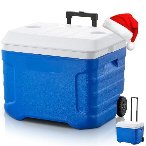 FOHERE Cooler Nevera Portatil con Ruedas