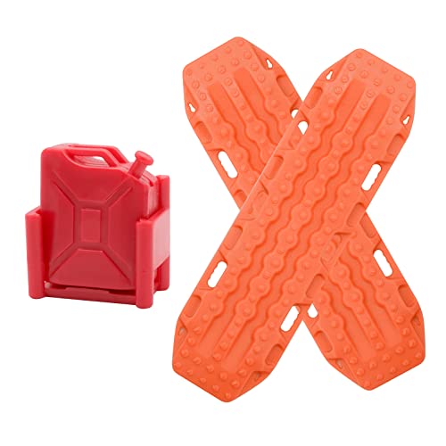 Esilun 1/24 Crawler Car Decoration Simulation Decoration Mini Luggage Net/Recovery Board/Oil Drum/Fire Extinguisher/Toolbox For 1/18 Trx4M 1/24 Axial Scx24 Rc Crawler Accessories #TOP2