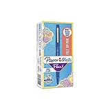 Paper Mate Flair Felt Tip Pens, 0.7mm, Medium Point, 12-Count (Blue)