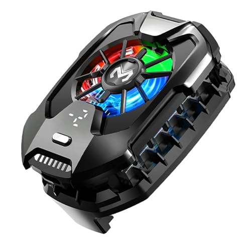 TOWARDSNAN Enfriadores de teléfono con batería de alta capacidad, radiador para juegos móviles con distribución uniforme del calor, adecuado para transmisión en vivo, funda de refrigeración de