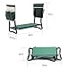 Outdoor 2 in 1 GStool and Kneeler, GBench with Tool Bags, Kneeling Pad, Gift for Parent, Portable, Green