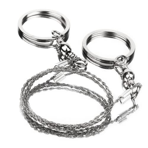 ciciglow Sierra De Supervivencia Sierras De Alambre Sierra Universal Sierra De Camping, Acero Inoxidable Sierra Angular Portátil Comando Sierra De Alambre A Granel para Acampar Senderismo Caza