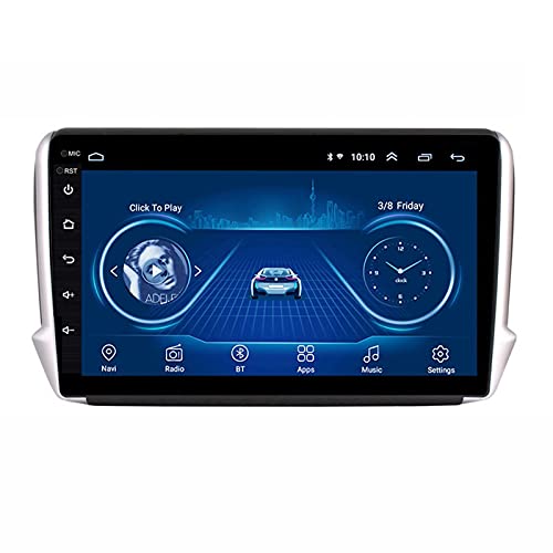 Radio GPS Android 8.1 para Peugeot 2008 series 2015 a 2018 con Bluetooth para viajes 2