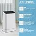 15000 BTU Portable Air Conditioner w/Heating, Dehumidifying, and Auto Swing Functions, APP/Remote Control, 24H Timer, with Window Installation Kit Included, Suitable for Spaces up to 800 Square Feet