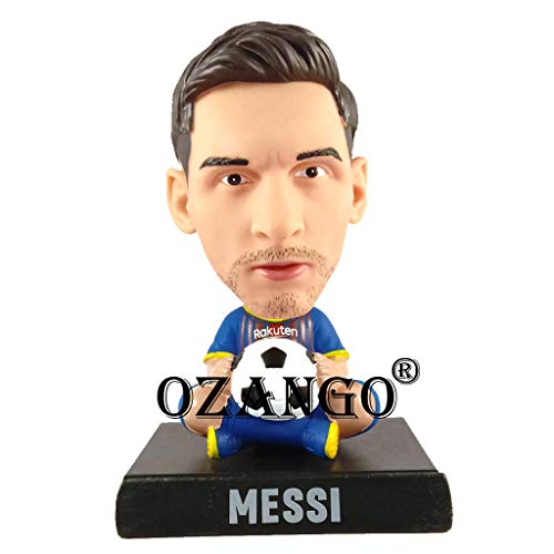 OZANGO B12 Argentina Lionel Messi Bobblehead Figure Cute Model Collectible Toy, Mobile Phone Holder Car Dashboard for Toyota Land Cruiser Prado