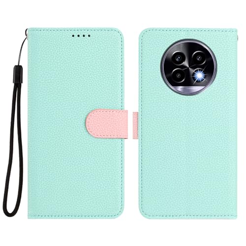 Étui portefeuille pour Realme 13 Pro avec coque magnétique amovible 2 en 1