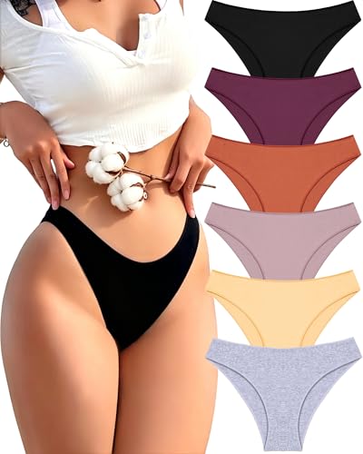 Cotton Bikini Panties 6-Pack