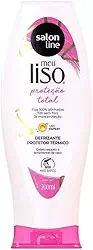 MEU LISO DEFRIZANTE PROTEÇÃO TOTAL 200ML, Salon Line, Branco