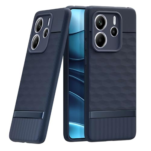 Image of Shockproof Case for Mi Redmi Note 14 5G | Full Camera Protection | TPU Flexible Back Cover for Mi Redmi Note 14 5G (Steel Blue)