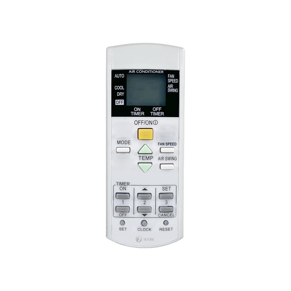 See full amazon price history chart for 7SEVEN Compatible for Panasonic AC Remote Original A75C3623 Model 29 Suitable 1 1.5 2 Ton Split or Window Air Conditioner, White 7SEVEN Compatible for Panasonic AC Remote Original A75C3623 Model 29 Suitable 1 1.5 2 Ton Split or Window Air Conditioner, White (B0BZHVXKKC) Amazon Price History, Amazon Price Tracker