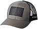 Columbia Unisex PHG Leather Game Flag Snap Back - High, Iron/Black, One Size