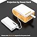 Mini Projector for Outdoor Movies, KHQ Full HD Video Projectors Support 1080P for iPhone, Portable Projector for Home Theater Use, Compatible with Smartphone/TV Stick/HDMI/AV/USB