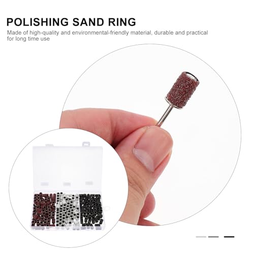 SHOWERORO 210pcs Juego de Anillos para Pulido de Uñas miniatura 6